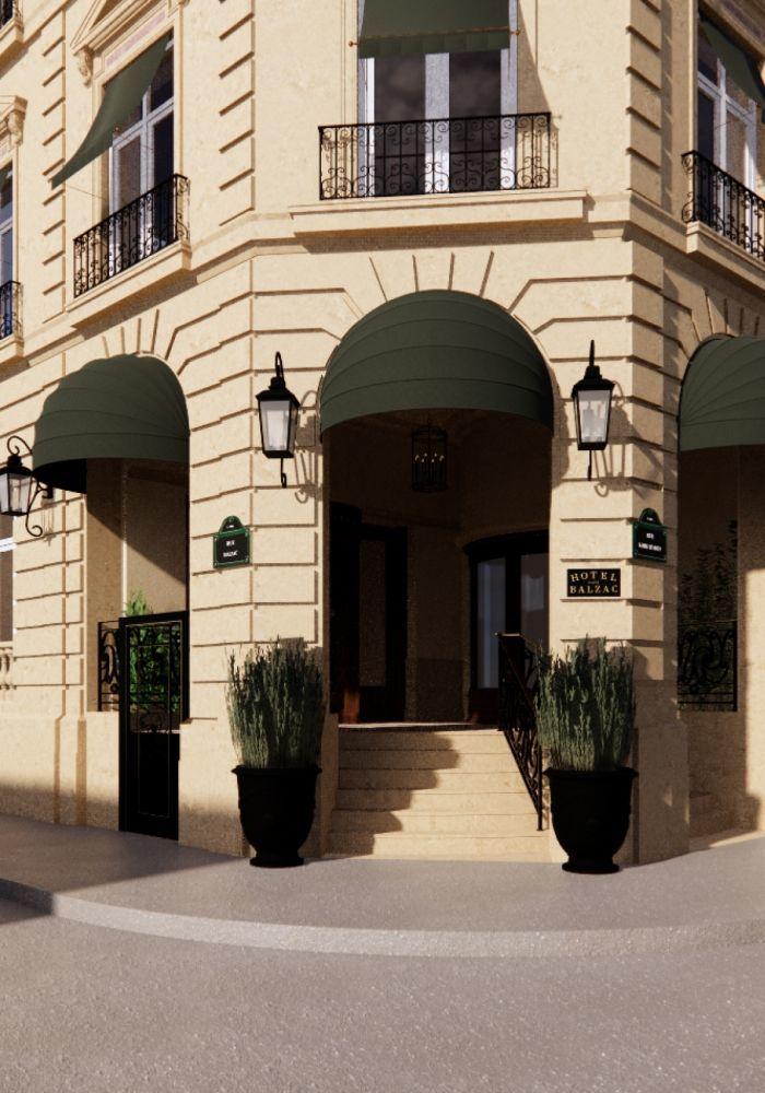 Hotel Balzac Paris Bagian luar foto